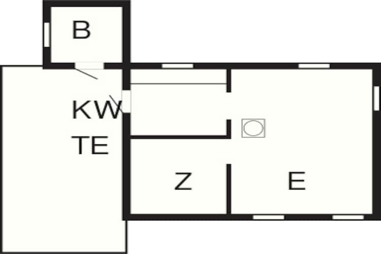 4 persoons vakantie huis in Ulfborg-Plattegrond
