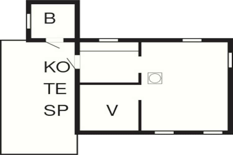 4 persoons vakantie huis in Ulfborg-Plattegrond