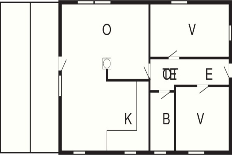 5 persoons vakantie huis in Rømø-Plattegrond