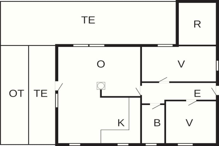 5 persoons vakantie huis in Rømø - Plattegrond