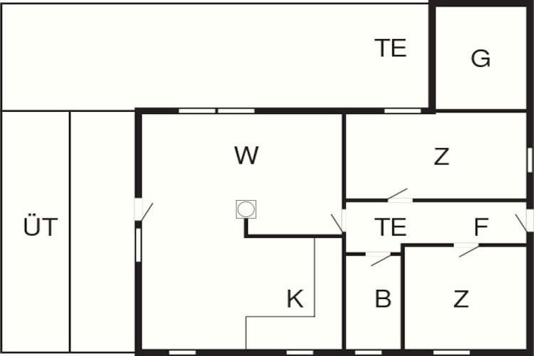5 persoons vakantie huis in Rømø - Plattegrond