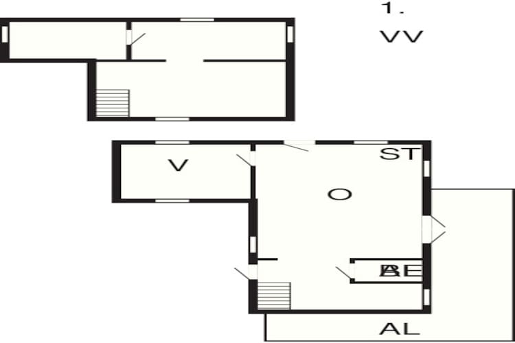 Maison de vacances pour 6 a Hallabro - Plan