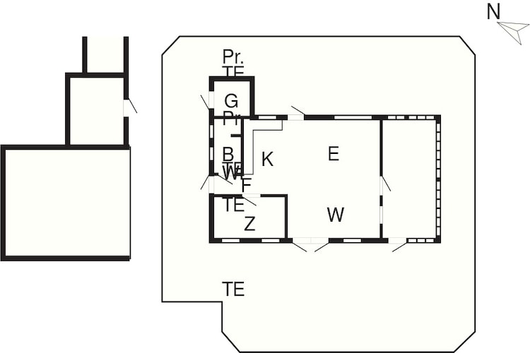 2 person holiday home in Læsø-By Traum-Floor plan
