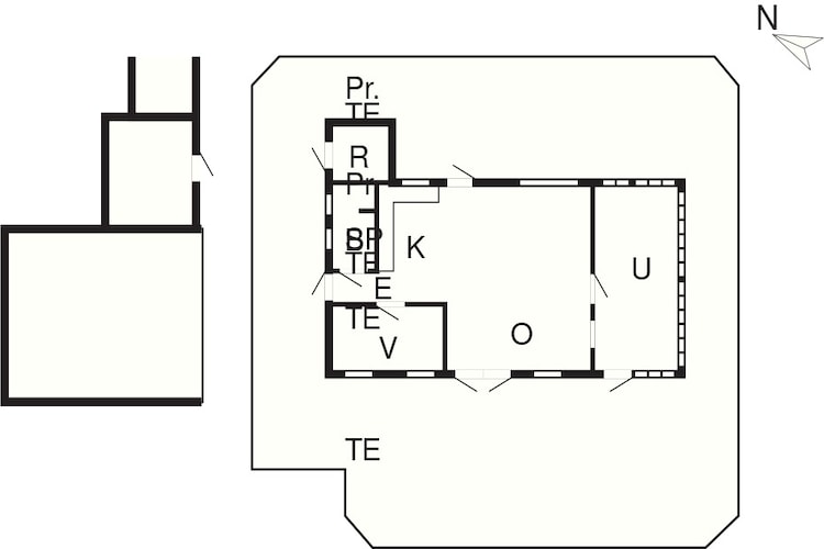 2 person holiday home in Læsø-By Traum-Floor plan
