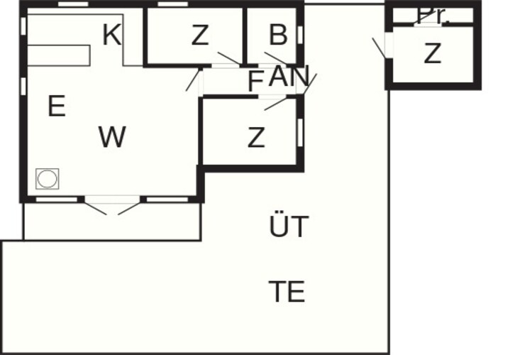 6 persoons vakantie huis in Ålbæk-By Traum - Plattegrond