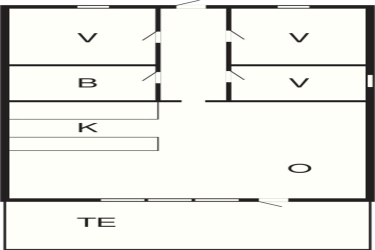 6 persoons vakantie huis in Ringkøbing-Plattegrond