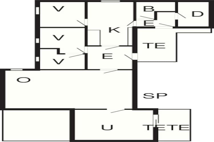 Luxe spa-retraite in Thorsminde - Plattegrond