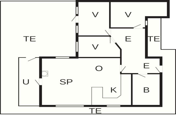 6 persoons vakantie huis in Knebel-By Traum-Plattegrond