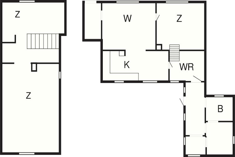5 person holiday home in Løkken-By Traum-Floor plan