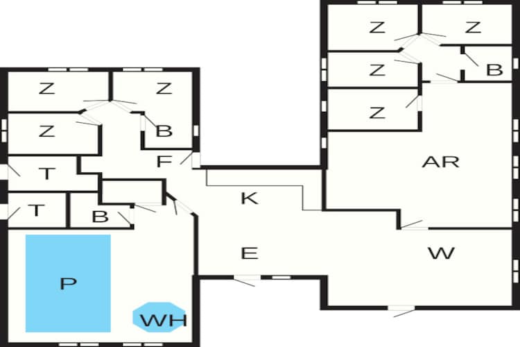 18 person holiday home in Bogense-Floor plan