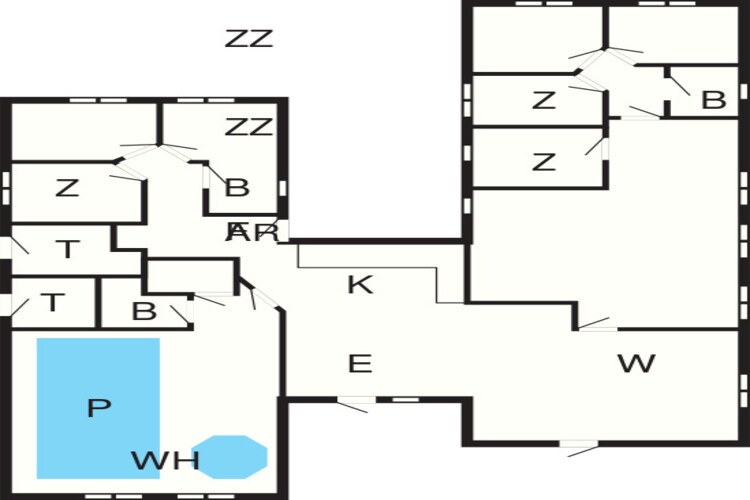 18 Personen Ferienhaus in Bogense - Grundriss
