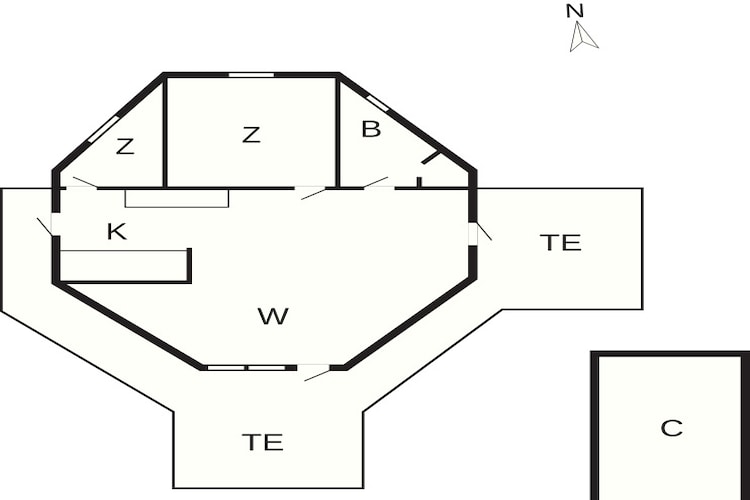 4 persoons vakantie huis in Vinderup-By Traum - Plattegrond