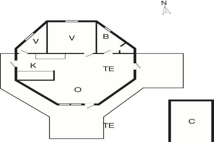 4 persoons vakantie huis in Vinderup-By Traum - Plattegrond