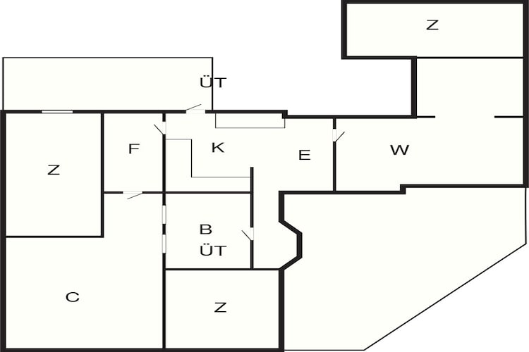 20 persoons vakantie huis in Glesborg-Plattegrond