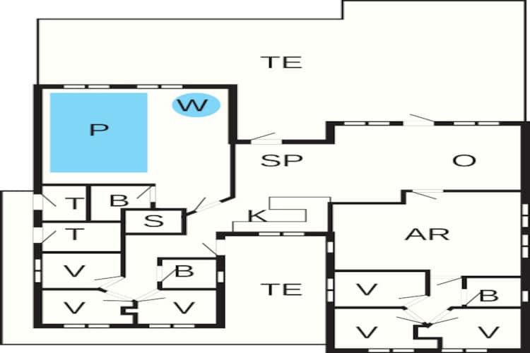 Luxe retraite in Marielyst -- By Traum Ferienwohnungen-Plattegrond