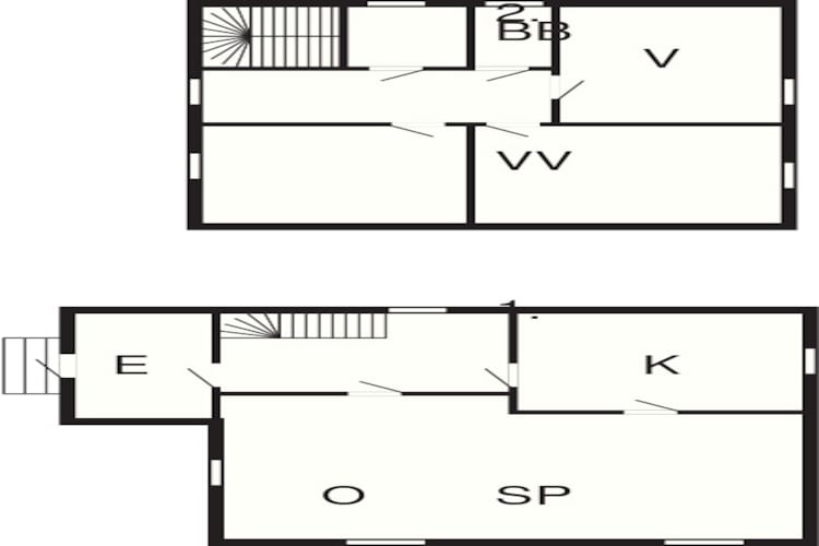 6 person holiday home in Skorovatn-Floor plan