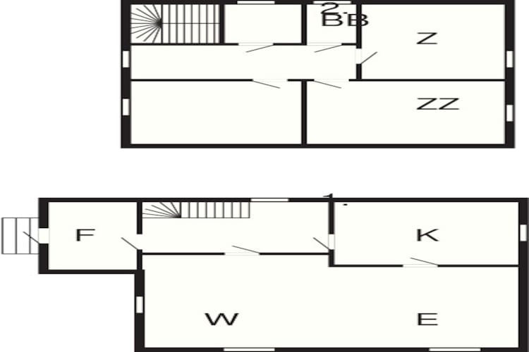 6 person holiday home in Skorovatn-Floor plan