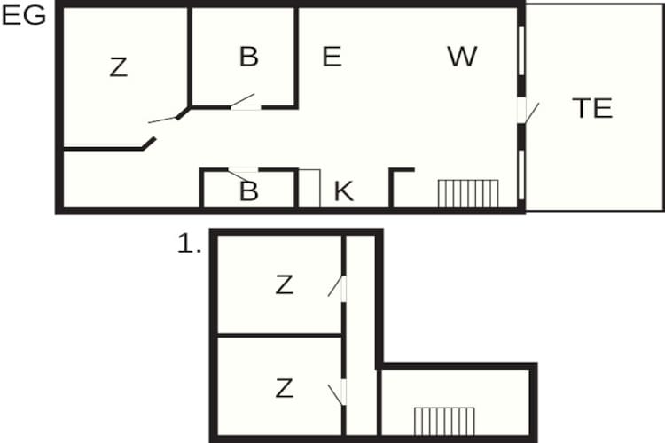 6 persoons vakantie huis in Brovst-By Traum-Plattegrond