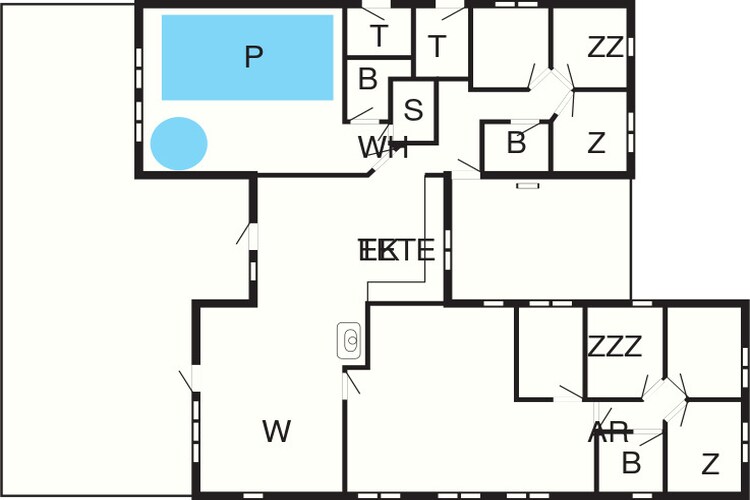 Luxe retraite met zwembad -- By Traum Ferienwohnungen-Plattegrond