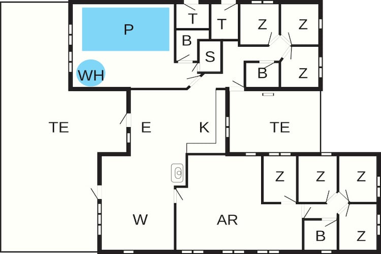 Luxe retraite met zwembad -- By Traum Ferienwohnungen-Plattegrond