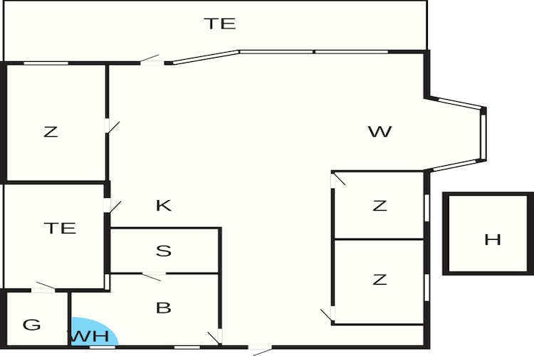 6 persoons vakantie huis in Jerup-By Traum-Plattegrond