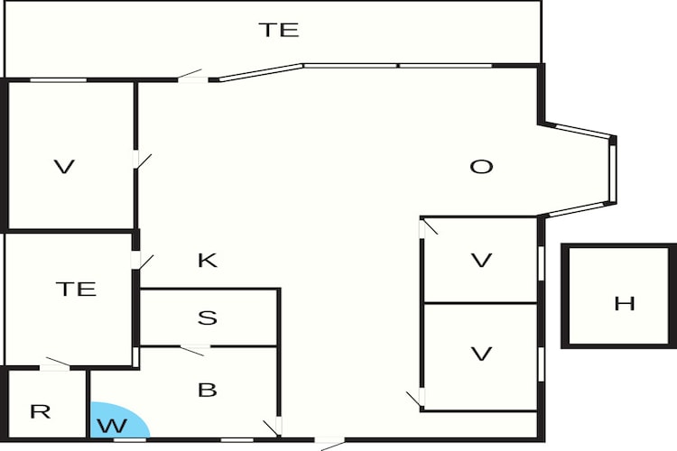 6 persoons vakantie huis in Jerup-By Traum-Plattegrond