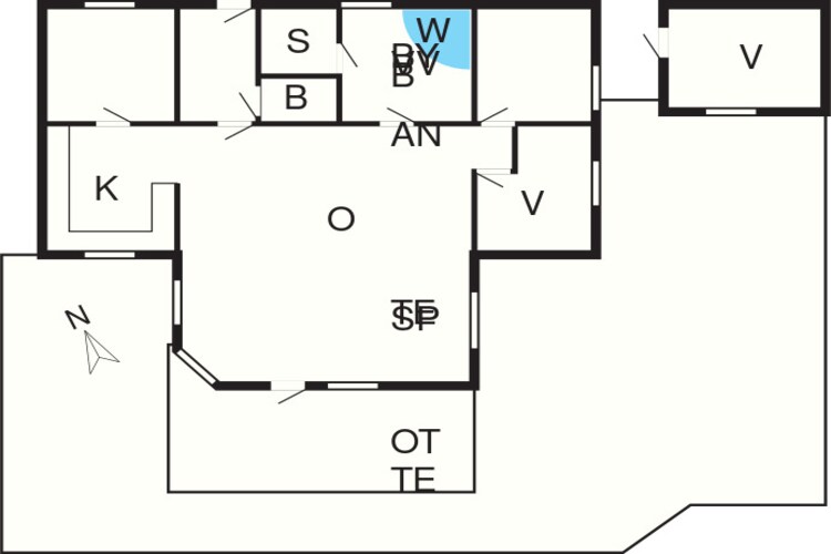 Rustig toevluchtsoord met Spa -- By Traum Ferienwohnungen-Plattegrond