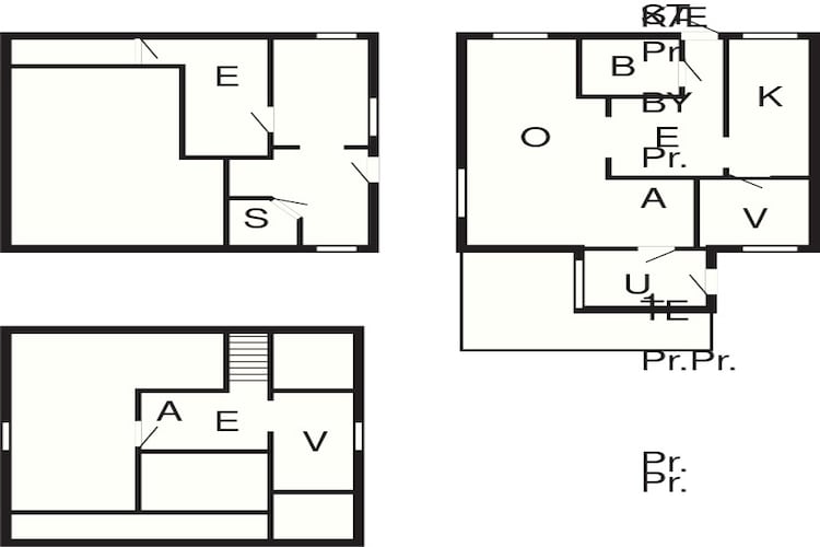Maison de vacances pour 6 a VARA-Plan d'étage