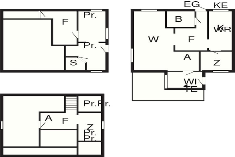 Maison de vacances pour 6 a VARA-Plan d'étage