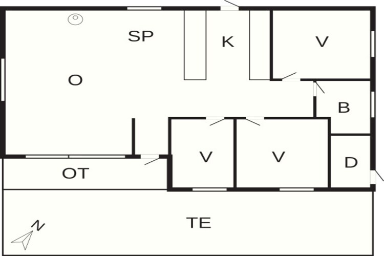 6 persoons vakantie huis in Hadsund-By Traum-Plattegrond