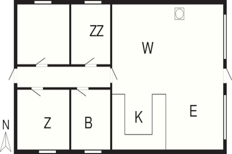 4 persoons vakantie huis in Ulfborg-By Traum-Plattegrond