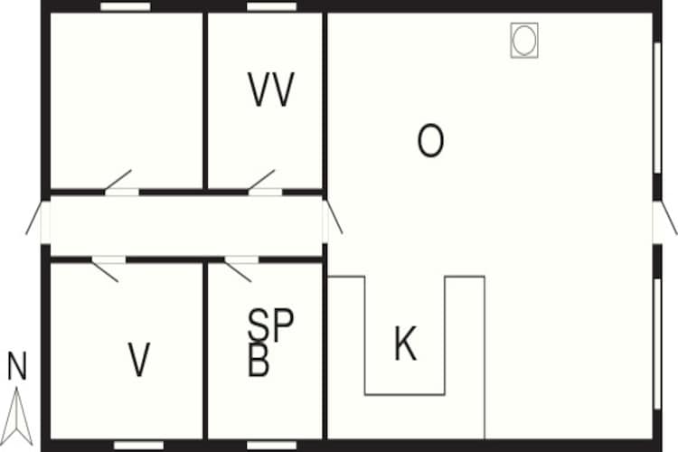 4 persoons vakantie huis in Ulfborg-By Traum-Plattegrond