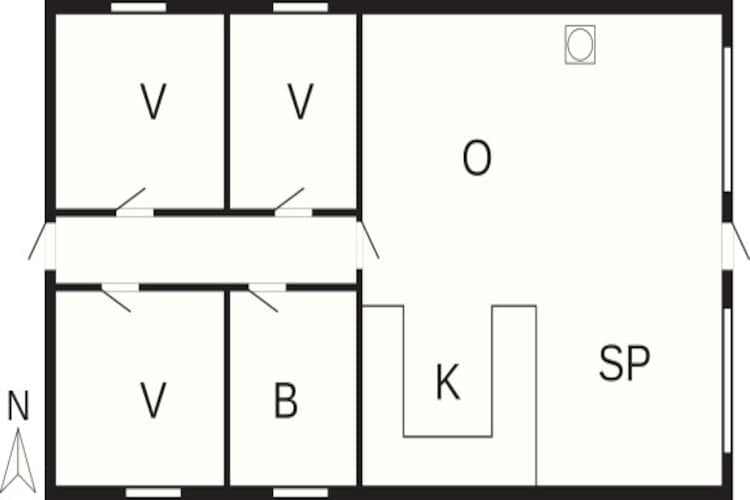 4 persoons vakantie huis in Ulfborg-By Traum-Plattegrond