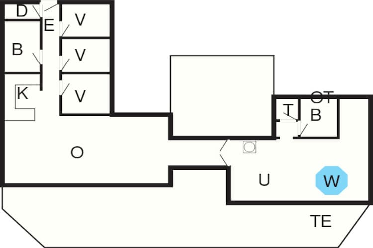 6 persoons vakantie huis in Løkken-By Traum-Plattegrond
