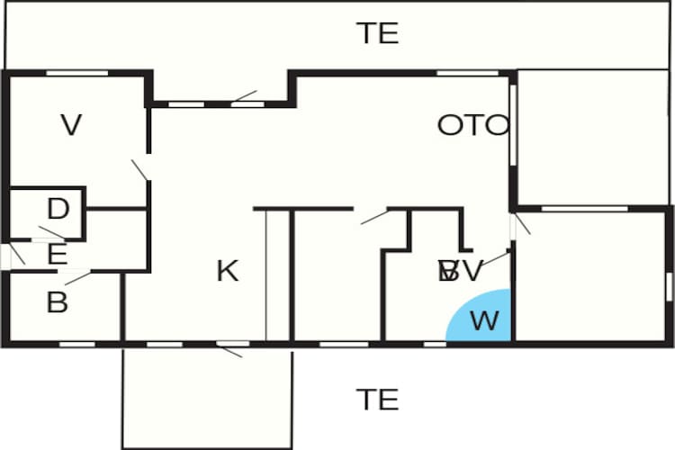 8 persoons vakantie huis in Læsø-By Traum-Plattegrond