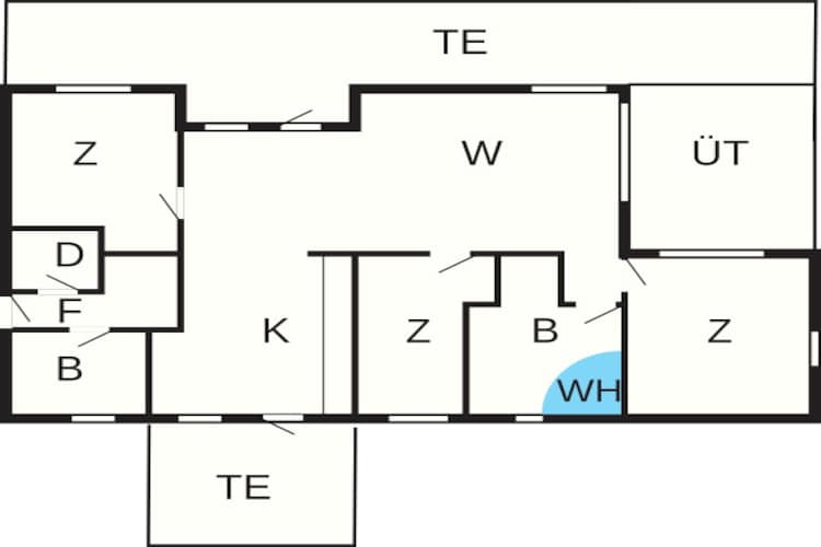 8 persoons vakantie huis in Læsø-By Traum-Plattegrond