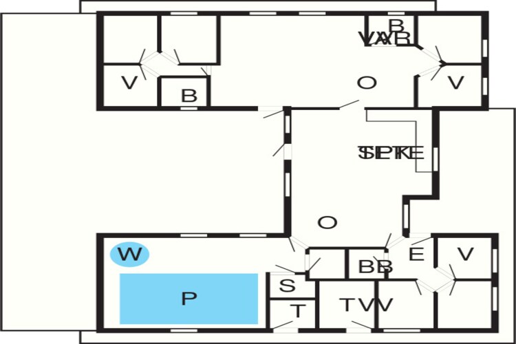 Luxe retraite in Marielyst -- By Traum Ferienwohnungen-Plattegrond