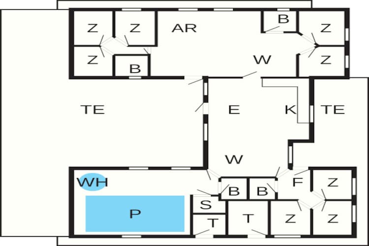 Luxe retraite in Marielyst -- By Traum Ferienwohnungen-Plattegrond
