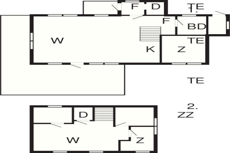 5 person holiday home in GURSKØY-Floor plan