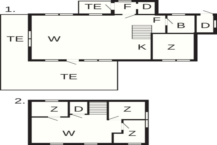 5 person holiday home in GURSKØY-Floor plan