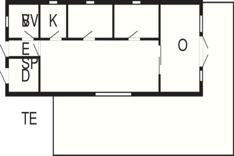 6 persoons vakantie huis in Hasle-By Traum-Plattegrond
