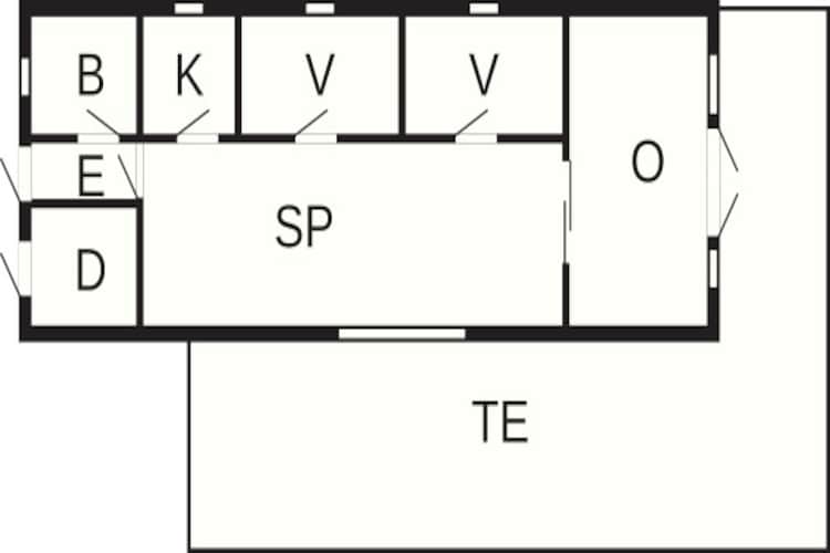 6 persoons vakantie huis in Hasle-By Traum-Plattegrond