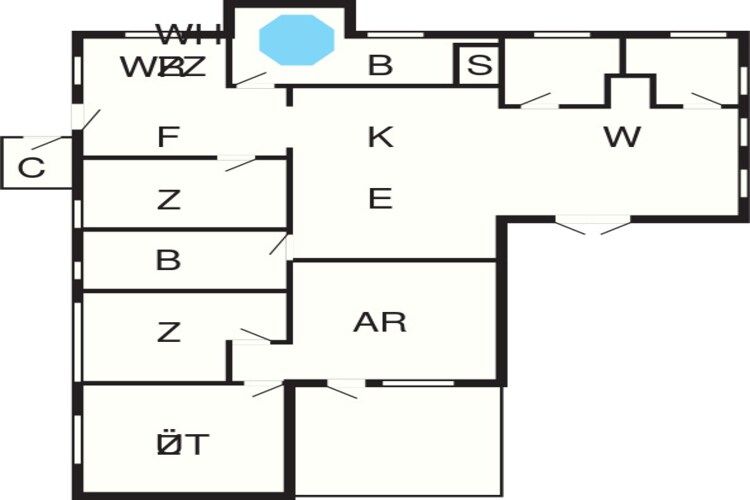 12 persoons vakantie huis in Løkken-By Traum-Plattegrond