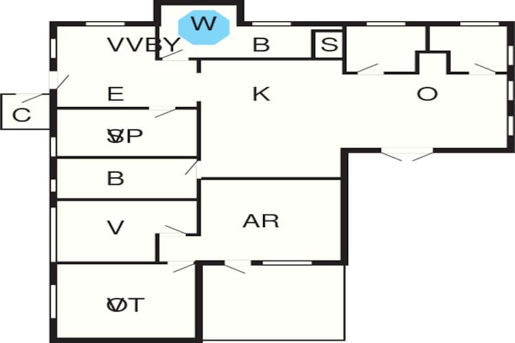 12 persoons vakantie huis in Løkken-By Traum-Plattegrond