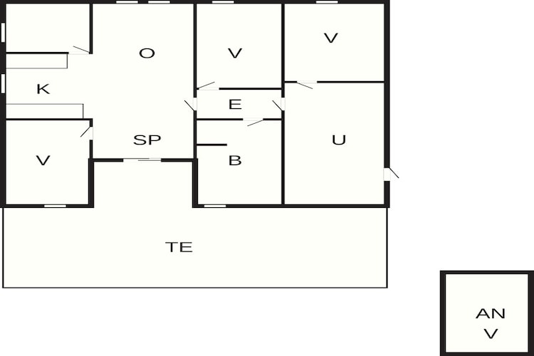 6 persoons vakantie huis in Tarm-By Traum-Plattegrond