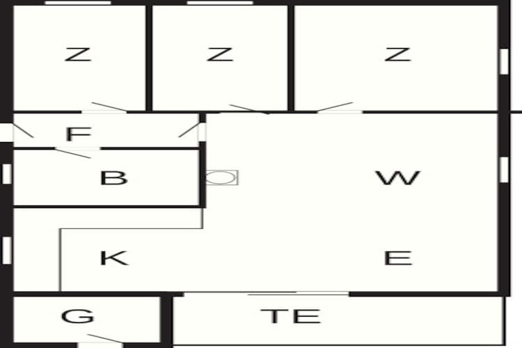 5 person holiday home in Vinderup-By Traum-Floor plan