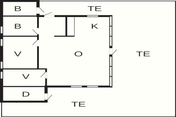 6 persoons vakantie huis in Urangsvåg-Plattegrond