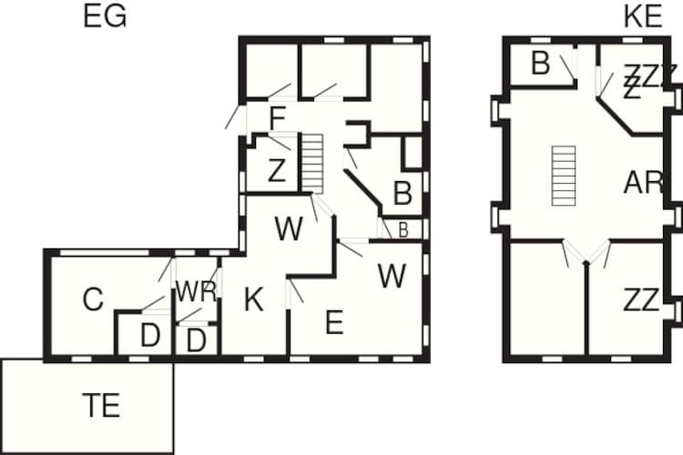 18 person holiday home in Gram-Floor plan