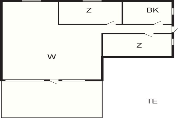 4 persoons vakantie huis in Oksbøl-By Traum-Plattegrond