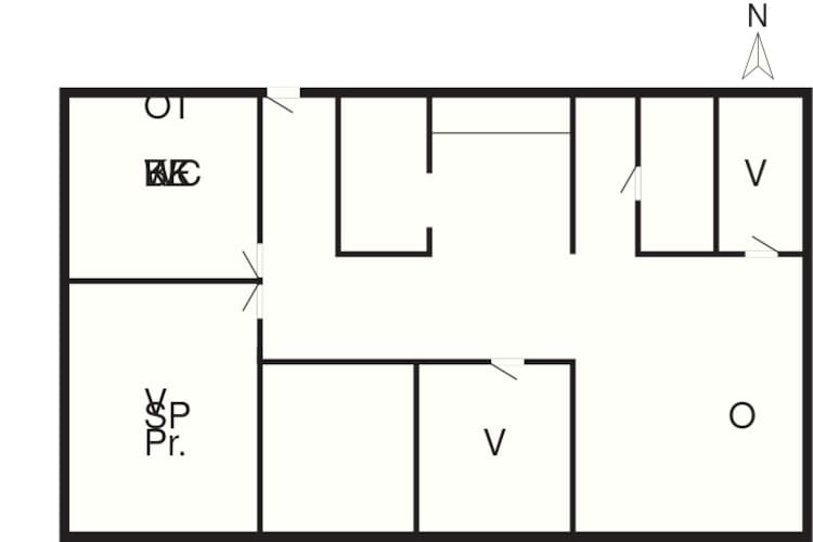7 persoons vakantie huis in Harboøre-By Traum-Plattegrond